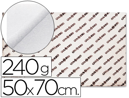 PAPEL AGUARELA BRANCO 500 X 700 MM. 240 GRS/M2