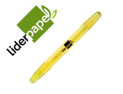 MARCADOR DE CERA GEL LIDERPAPEL FLUORESCENTE COR AMARELA