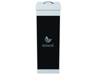 CONTENTOR PARA RECICLAGEM PAPERFLOW COM TAMPA POLIESTIRENO PARA RESIDUOS ORGANICOS 60 L 76X36,3X26,3 CM