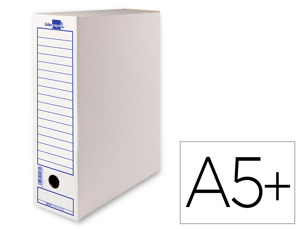 CAIXA PARA ARQUIVO DEFINITIVO LIDERPAPEL FORMATO QUARTO