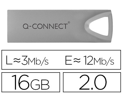 PEN DRIVE USB Q-CONNECT FLASH PREMIUM 16 GB 2.0