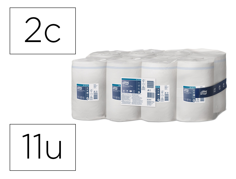 PAPEL SECA MAOS TORK SECAGEM EXTRA LARGURA 215 MM COMPRIMENTO 74,9 MT 2 FOLHAS PARA DISPENSADOR M1 CENTRAL PACK DE 11 UN