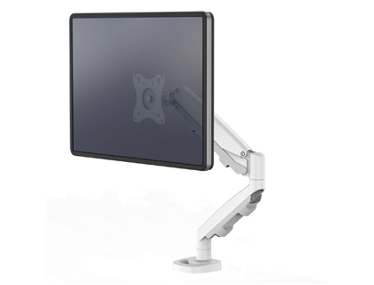 BRAO PARA MONITOR FELLOWES SERIE EPPA AJUSTAVEL ALTURA 1 VISOR NORMATIVA VESA ATE 10 KG BRANCO
