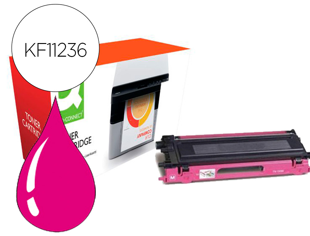 TONER COMPATIVEL Q-CONNECT BROTHER TN423M HL-L8260 / 8360 MAGENTA 4000 PAGINAS