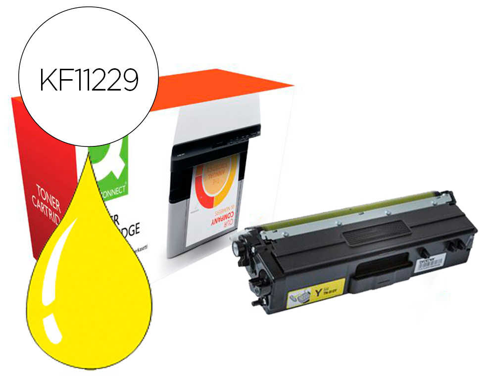 TONER COMPATIVEL Q-CONNECT BROTHER TN910Y HL-L9310 AMARELO 9000 PAGINAS