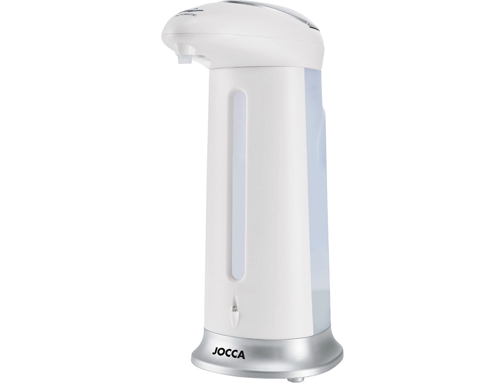 DISPENSADOR AUTOMATICO SABAO/GEL JOCCA COM INDICADOR LED CAPACIDADE 280 ML 83X125X200 MM