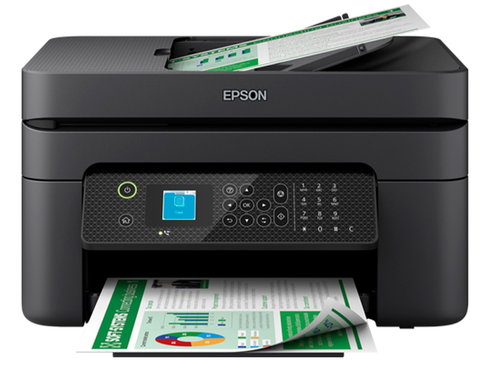 MULTIFUNCOES EPSON WORK FORCE WF-2930DWF WIFI TINTA 10 PPM BANDEJA 100 FOLHAS SCANNER COPIADORA