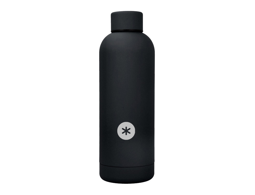 GARRAFA ANTARTIK ISOTERMICA ACO INOXIDAVEL LIVRE DE BPA COR PRETO 500 ML