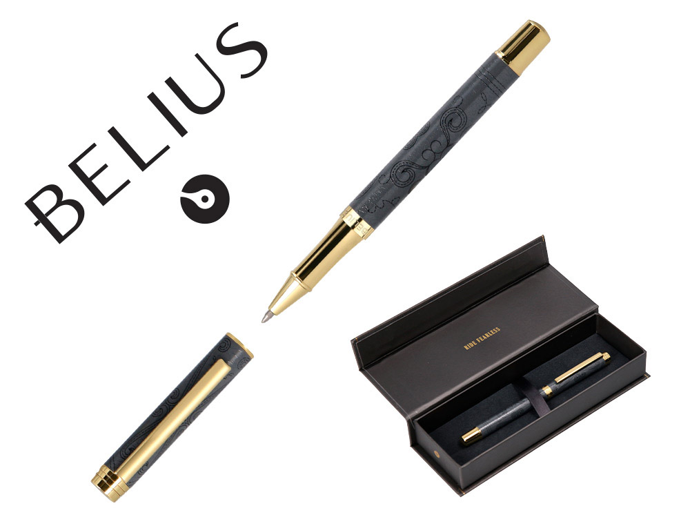 ROLLER BELIUS WILD WEST ALUMINIO COR PRETO DOURADO TINTA COR PRETO CAIXA DE DESIGN