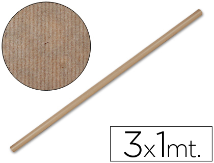 PAPEL KRAFT LIDERPAPEL ROLO CASTANHO 1MT X 3MT 65 GR