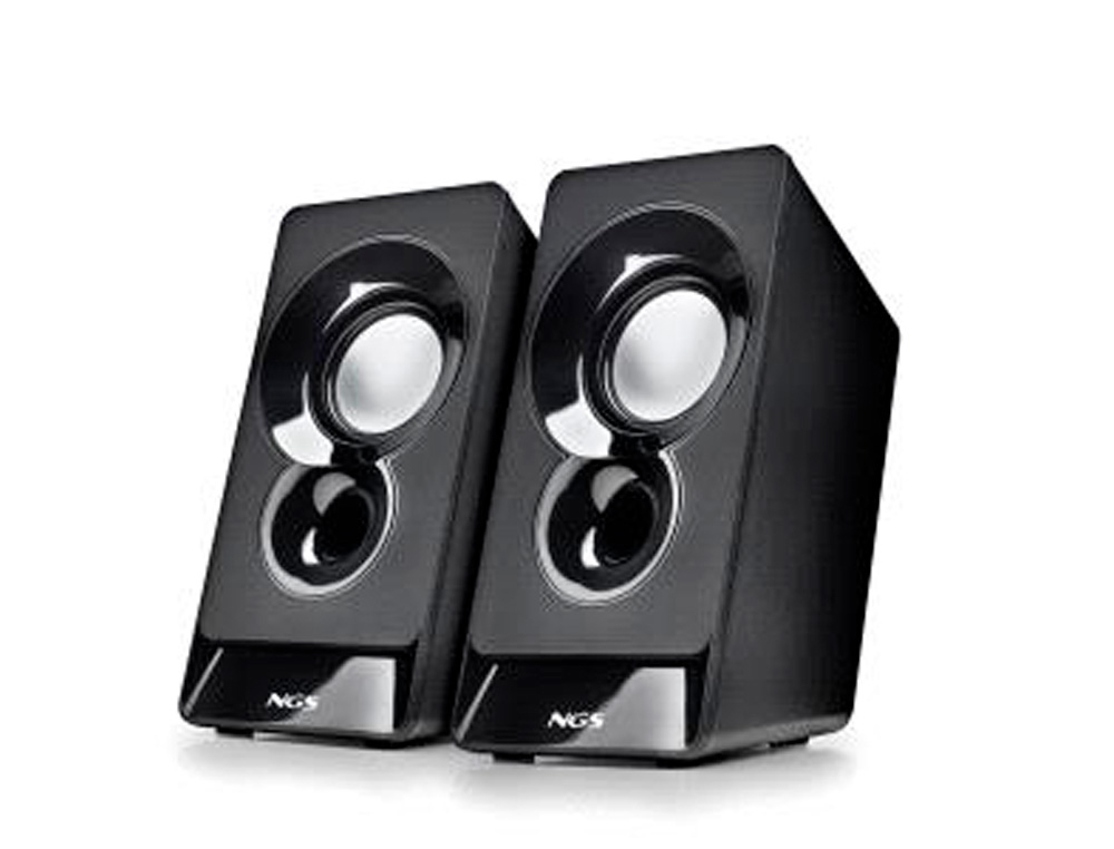 COLUNA NGS SB10 PARA PC 12W STEREO USB ENTRADA JACK 3,5 MM COR PRETO