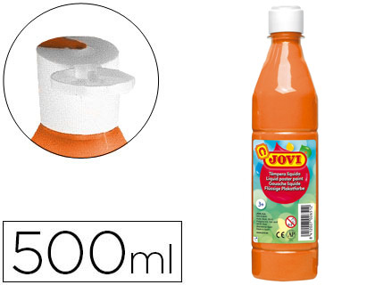 GUACHE LIQUIDO JOVI 500 ML LARANJA