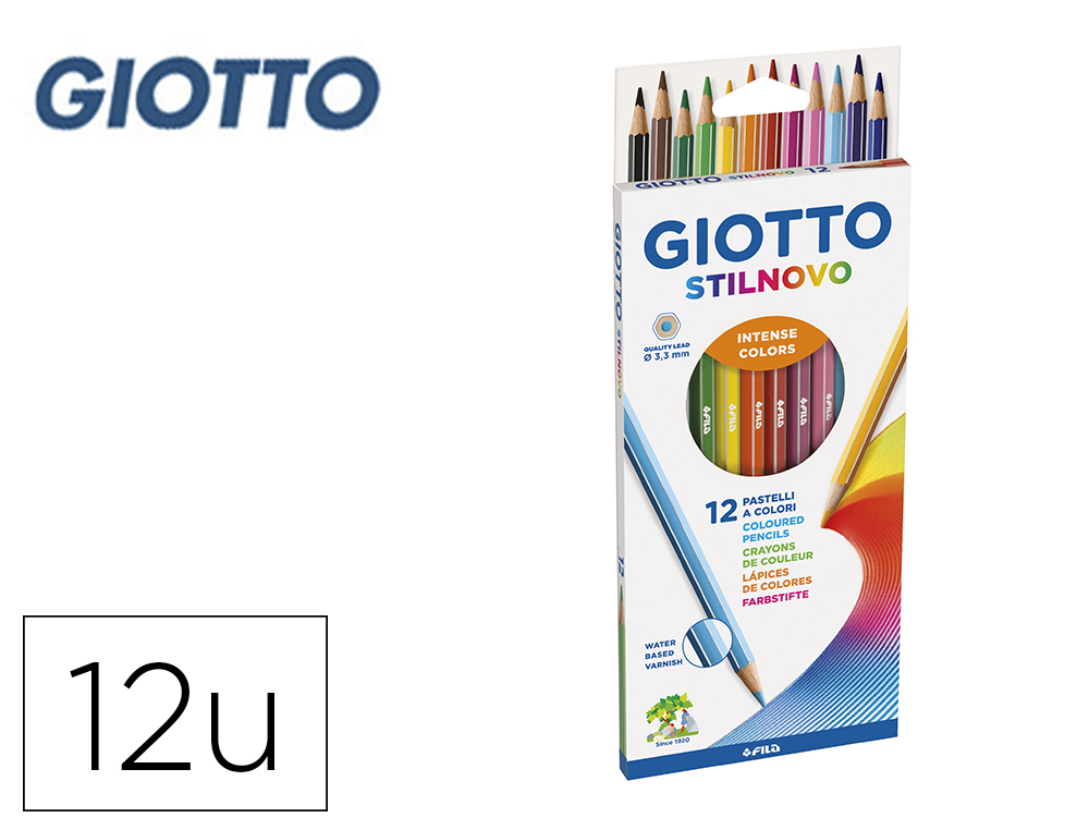 LAPIS DE COR GIOTTO STILNOVO 12 UNIDADES