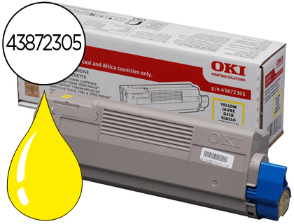 TONER OKI C5650/5750 AMARELO 2000 PAG TYPE C11