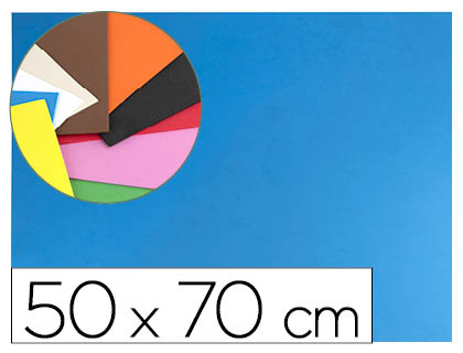 GOMA EVA LIDERPAPEL 50X70 CM 60GR 1,5 MM ESPESSURA AZUL