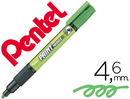 MARCADOR PENTEL MMP20 PAINT VIDRO E PLASTICO VERDE LIMA