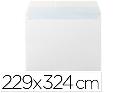 ENVELOPE LIDERPAPEL C4 BRANCO 229X324 MM TIRA DE SILICONE PACK DE 25 UNIDADES