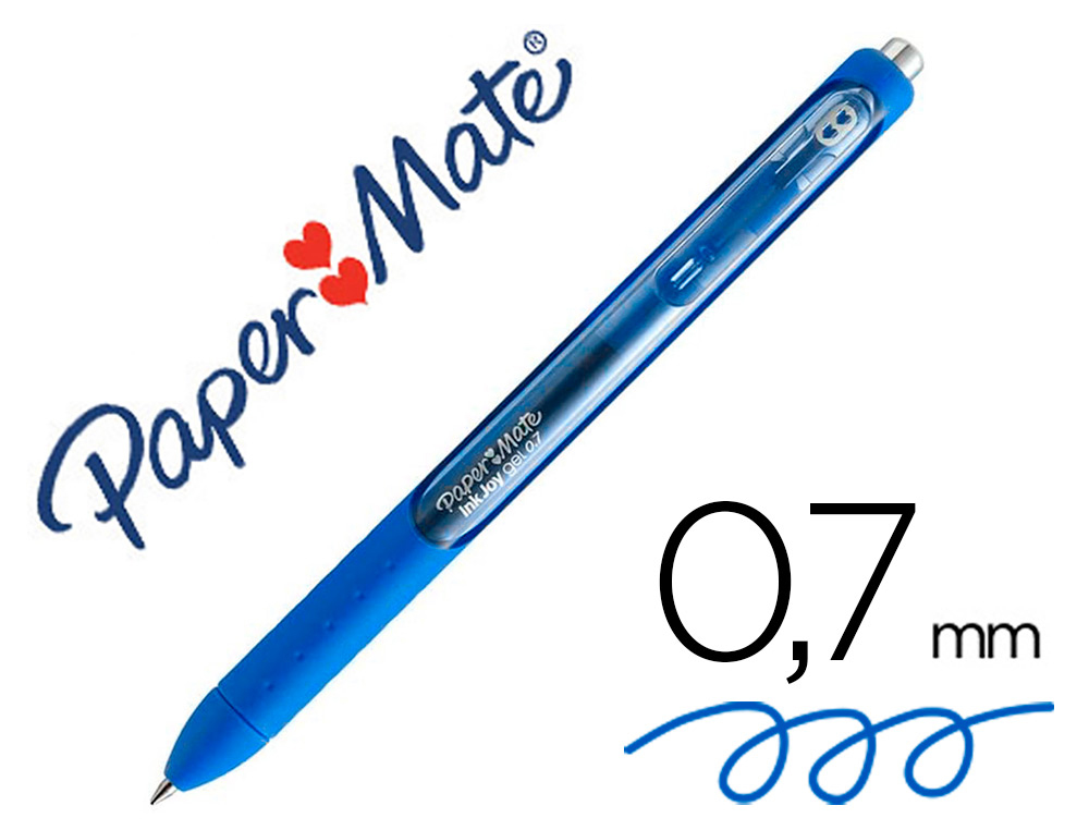 ESFEROGRAFICA PAPER MATE INKJOY RETRATIL GEL PEN TRAO 0,7 MM AZUL