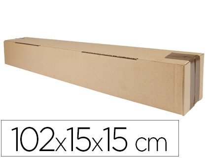 CAIXA PARA EMBALAR Q-CONNECT TUBO MEDIDAS 1020X150X150 MM ESPESSURA CARTAO 3 MM