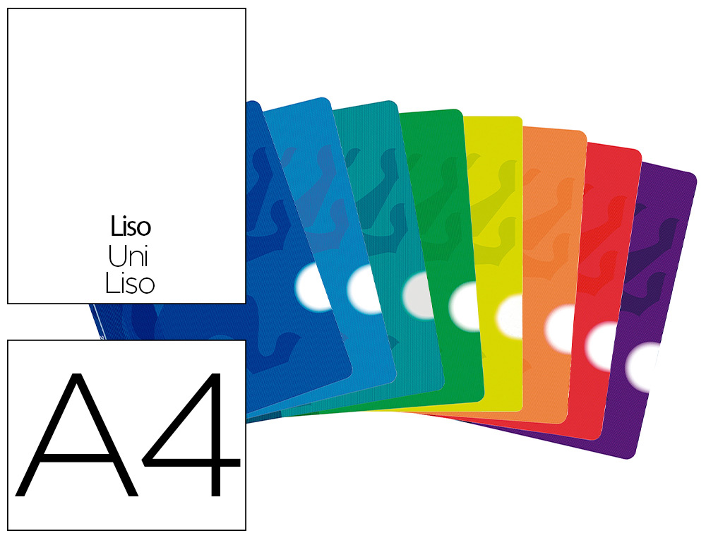 CADERNO AGRAFADO OXFORD OPENFLEX DIN A4 48 F LISO CORES SORTIDAS