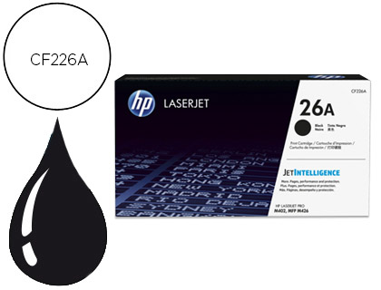 TONER HP CF226A LASERJET PRO M402D/M402DN/M402DW/M402N/MFP M426DW/MFP M426FDN/MFP M426FDW PRETO 3100 PAG