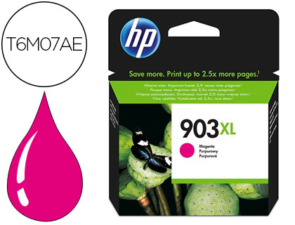 TINTEIRO HP 903 XL OFFICEJET 6960 / 6970 MAGENTA 825 PAGINAS