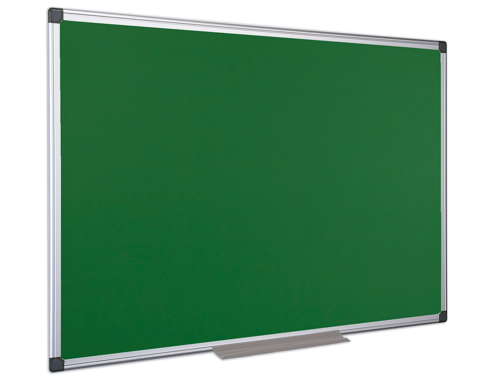 QUADRO VERDE Q-CONNECT GIZ MOLDURA ALUMINIO SEM PRATELEIRA 200X100 CM