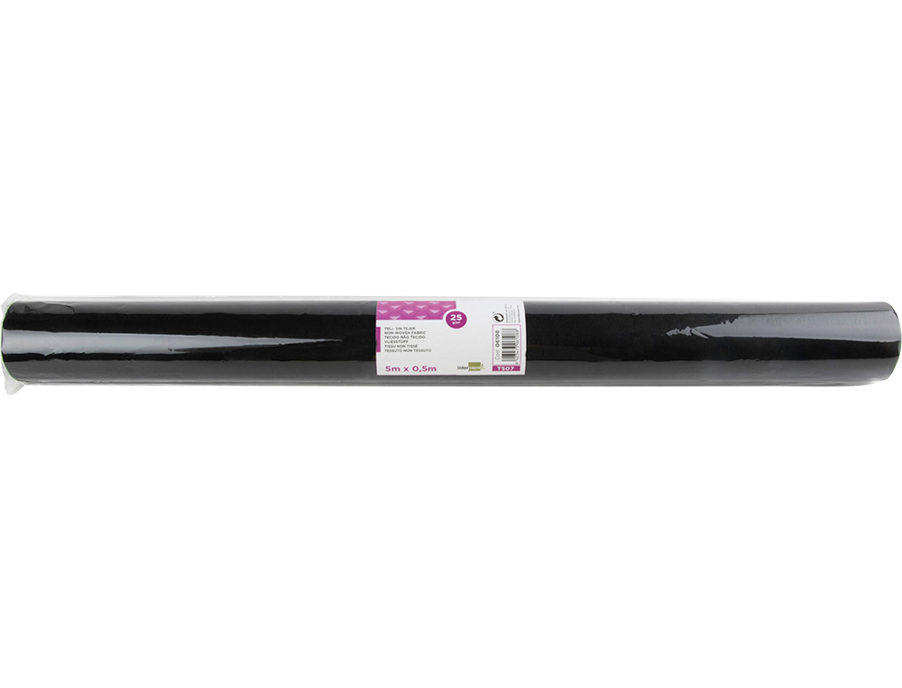 TECIDO SEM TECER LIDERPAPEL 25 G/M2 ROLO DE 5 MT PRETO
