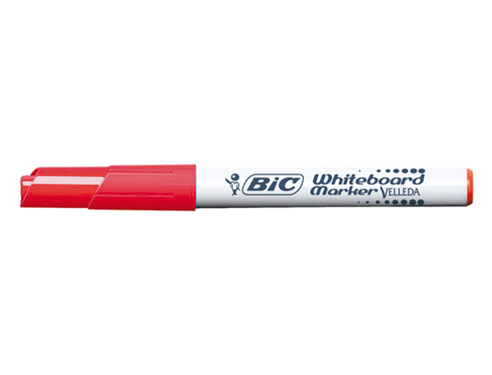 MARCADOR BIC VELLEDA PARA QUADRO BRANCO - VERMELHO PONTA REDEODNDA