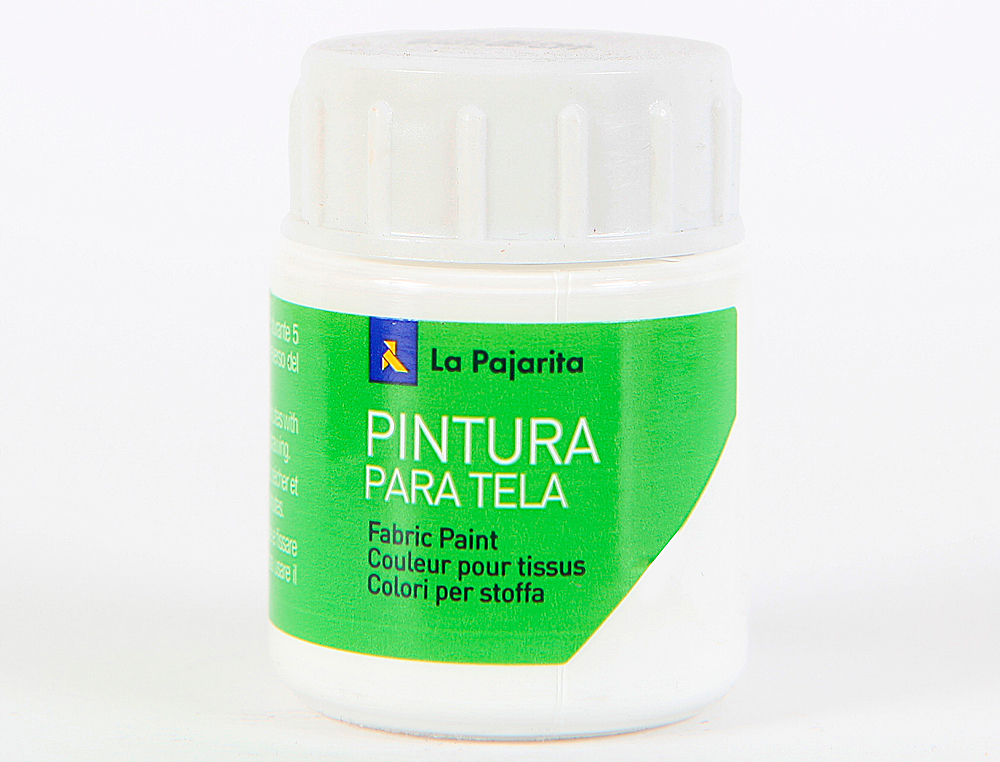 TINTA PARA TELA, 20 ML. LA PAJARITA - BRANCO