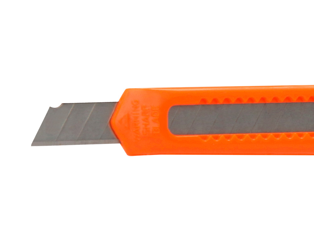 X-ATO Q-CONNECT ESTREITO DE PLASTICO LAMINA DE ACO 9 MM DE LARGURA COMPRIMENTO 130 MM BLISTER DE 1 UNIDADE