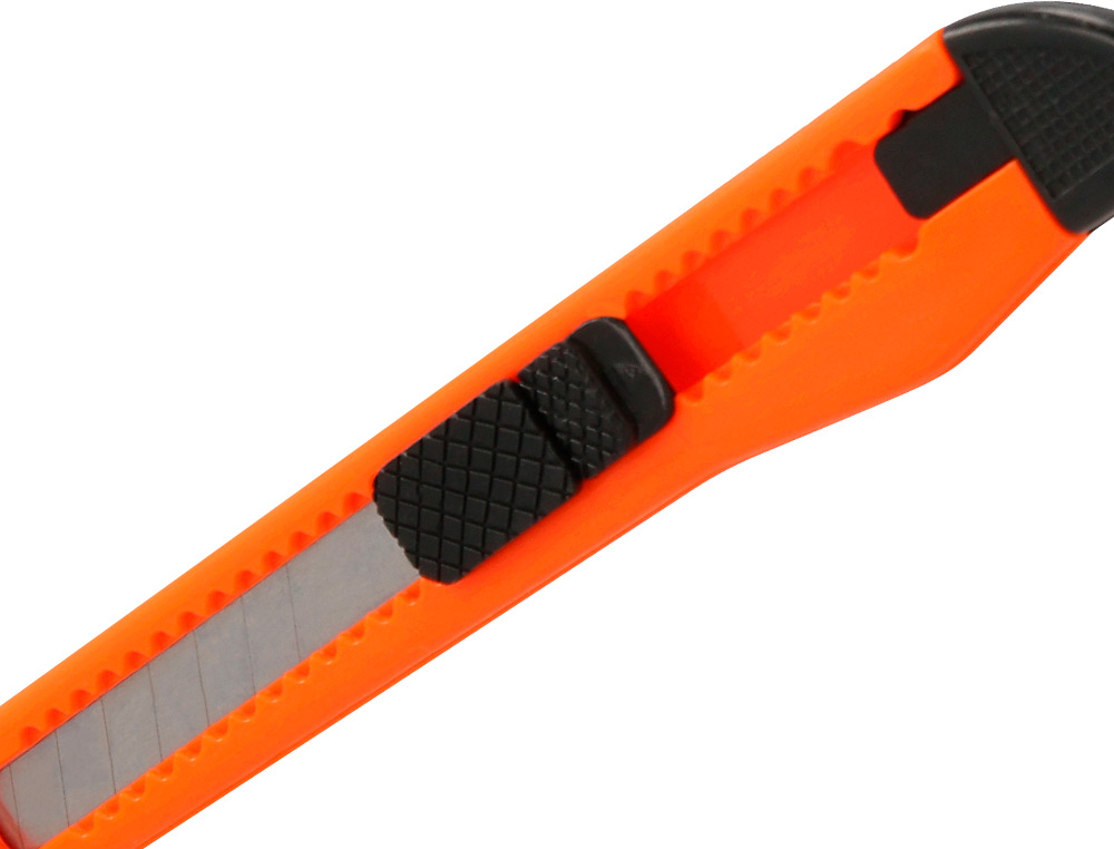 X-ATO Q-CONNECT ESTREITO DE PLASTICO LAMINA DE ACO 9 MM DE LARGURA COMPRIMENTO 130 MM BLISTER DE 1 UNIDADE