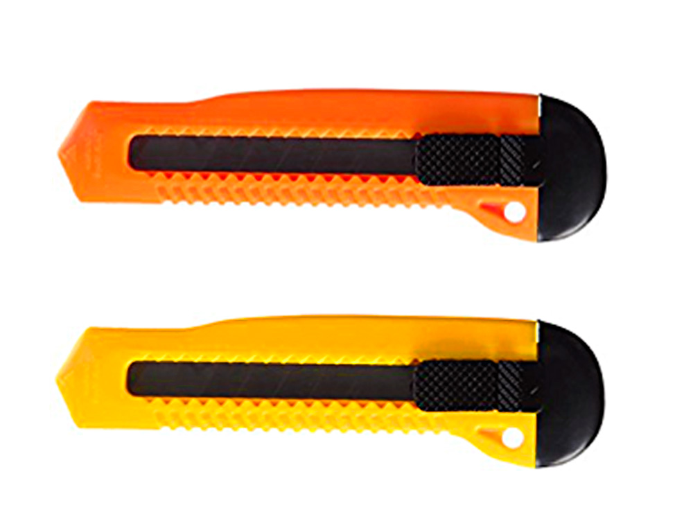 X-ATO Q-CONNECT LARGO DE PLÁSTICO LAMINA DE ACO 18 MM DE LARGURA COMPRIMENTO 150 MM BLISTER DE 1 UNIDADE