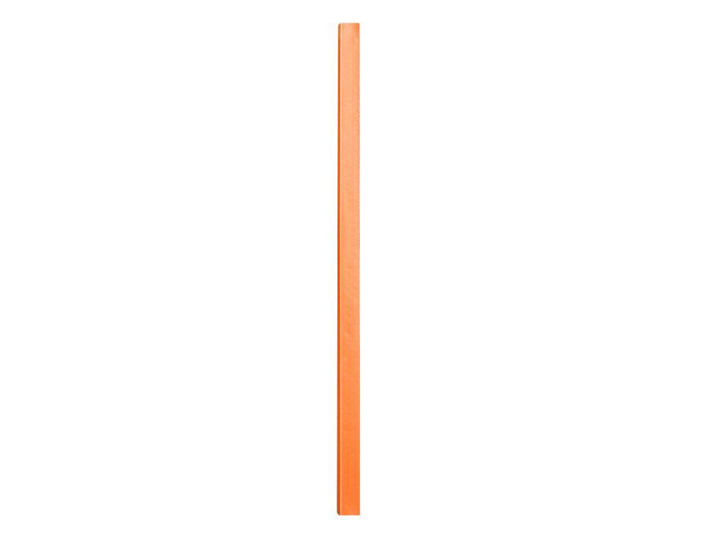 CAPA CATALOGO LIDERPAPEL 10 BOLSAS POLIPROPILENO DIN A4 LARANJA FLUOR OPACO