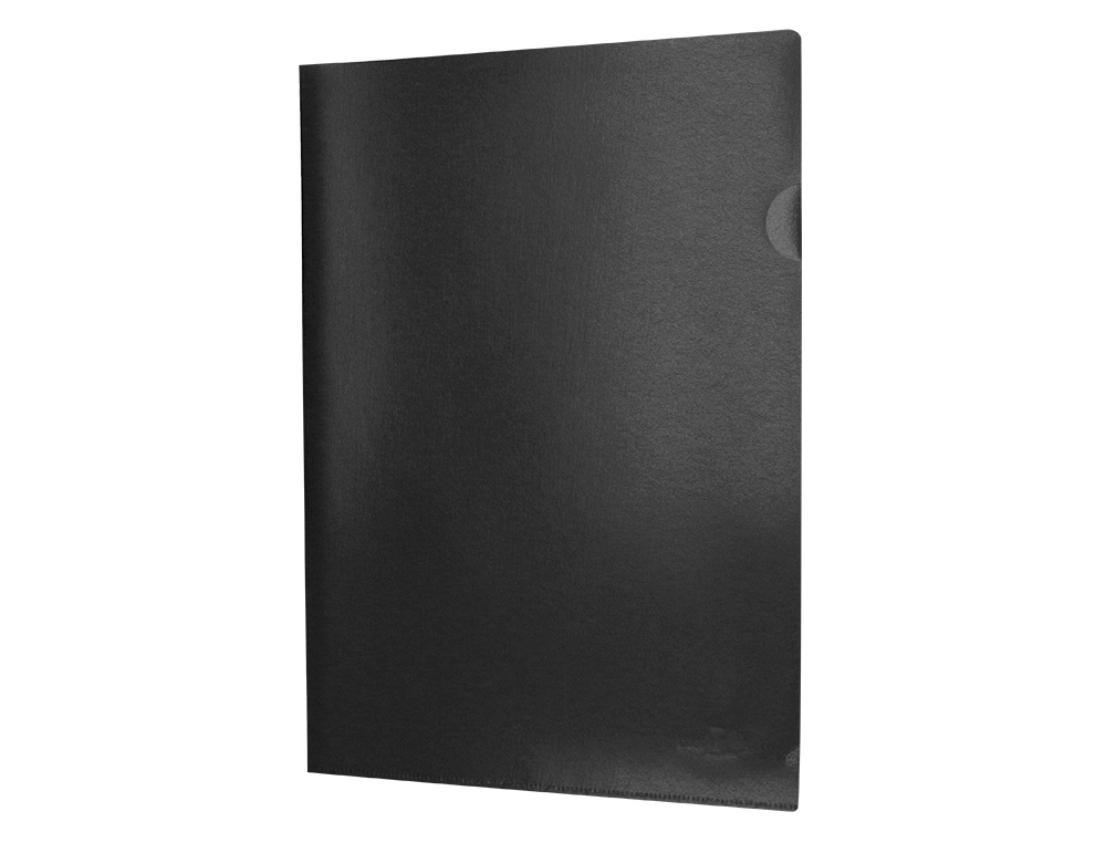 BOLSA DOSSIER LIDERPAPEL DIN A4 POLIPROPILENO PRETO OPACO 20 FOLHAS