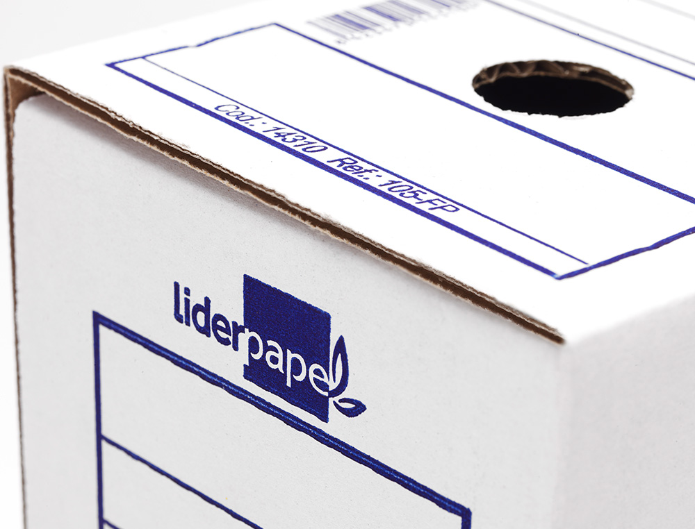 CAIXA PARA ARQUIVO DEFINITIVO LIDERPAPEL FORMATO FOLIO PROLONGADO