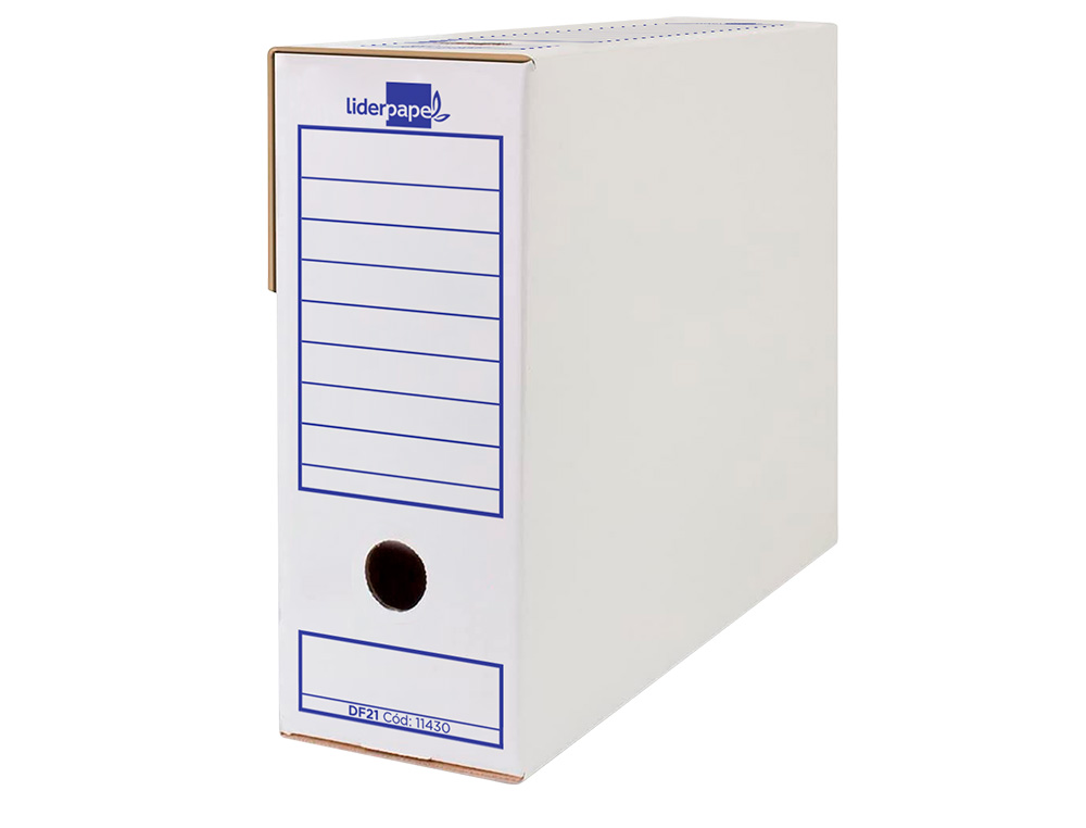 CAIXA PARA ARQUIVO DEFINITIVO LIDERPAPEL FORMATO FOLIO PROLONGADO