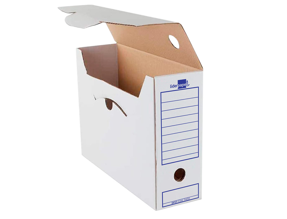 CAIXA PARA ARQUIVO DEFINITIVO LIDERPAPEL FORMATO FOLIO PROLONGADO