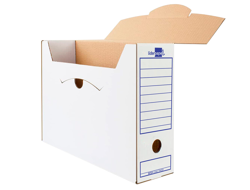 CAIXA PARA ARQUIVO DEFINITIVO LIDERPAPEL FORMATO FOLIO PROLONGADO