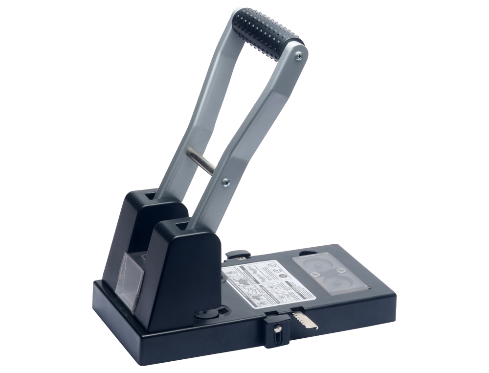 FURADOR Q-CONNECT KF18766 PRETO 2 FUROS ABERTURA 6 MM CAPACIDADE 100 FOLHAS