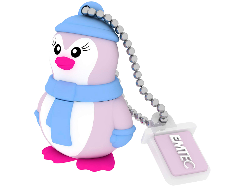 PEN DRIVE USB EMTEC FLASH 16 GB 2.0 PINGUIM