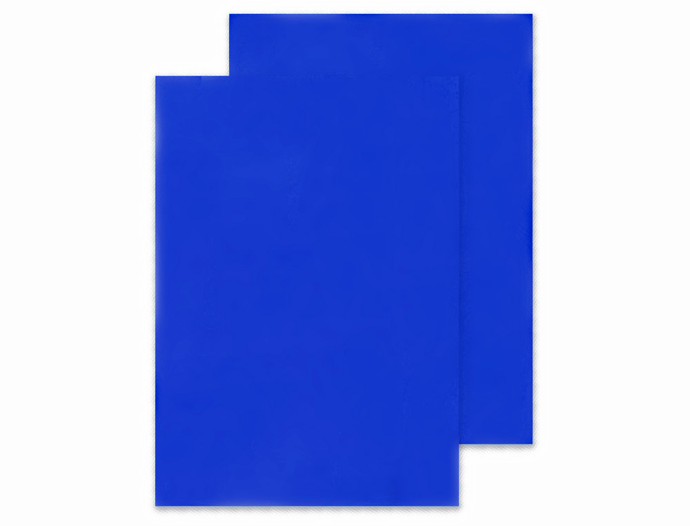 CAPA DE ENCADERNACAO Q-CONNECT PVC DIN A4 OPACA AZUL 180 MICRONS PACK DE 100 UNIDADES