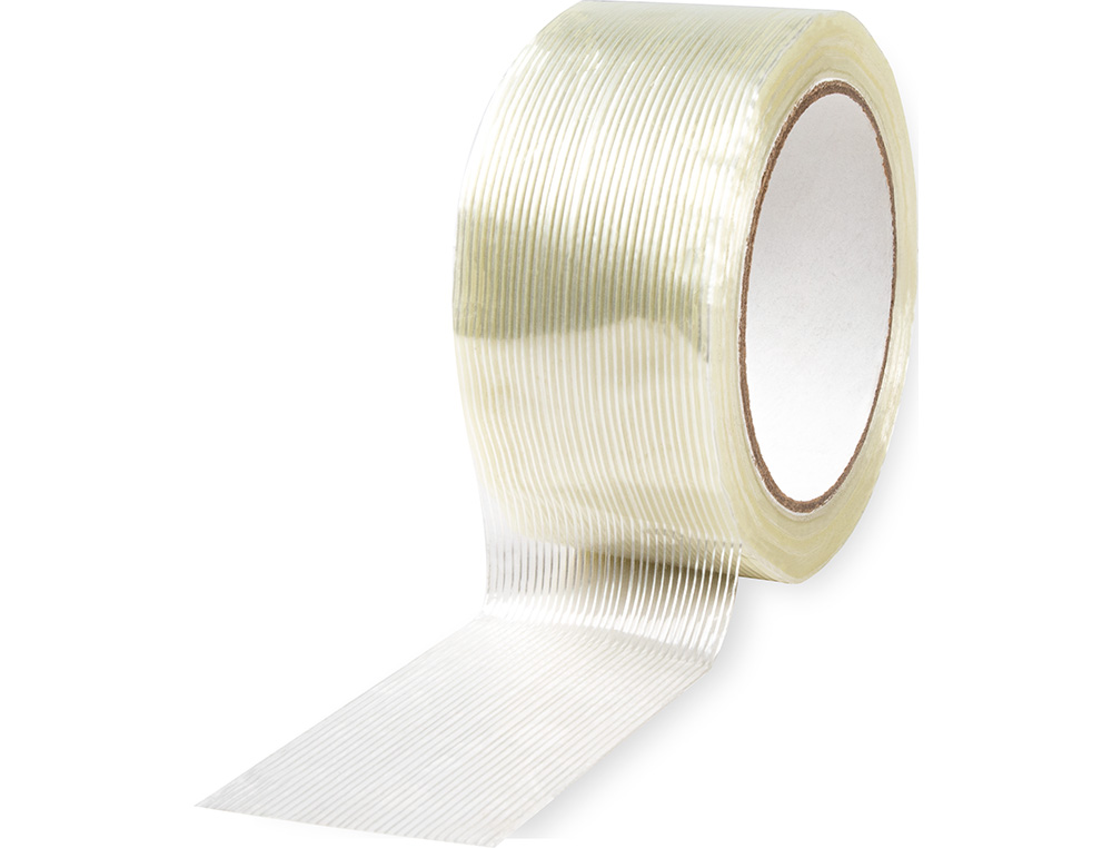 FITA ADESIVA Q-CONNECT MONOFILAMENTOS TRANSPARENTE 50 MT X 50 MM