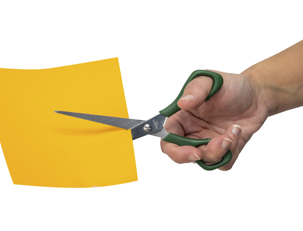 TESOURA DE ESCRITORIO FAIBO EM ACO INOXIDAVEL 21 CM ERGONOMICA EM BLISTER