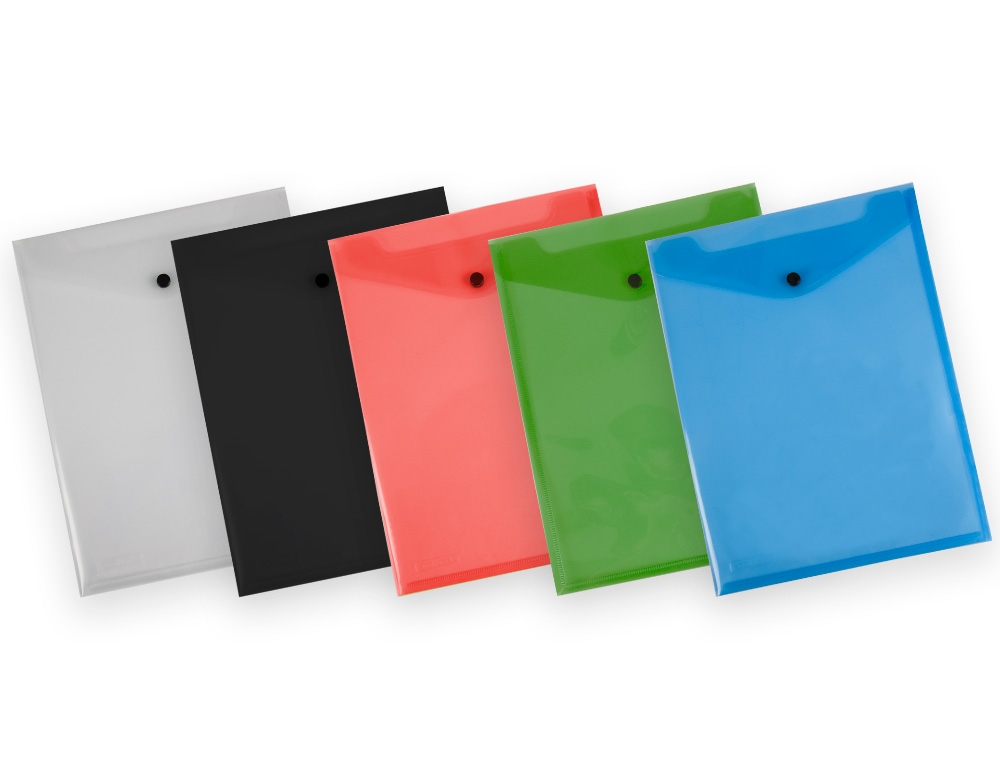 PASTA LIDERPAPEL DOSSIER COM MOLA POLIPROPILENO DIN A4 FORMATO VERTICAL COM FOLE VERMELHO TRANSLUCIDO