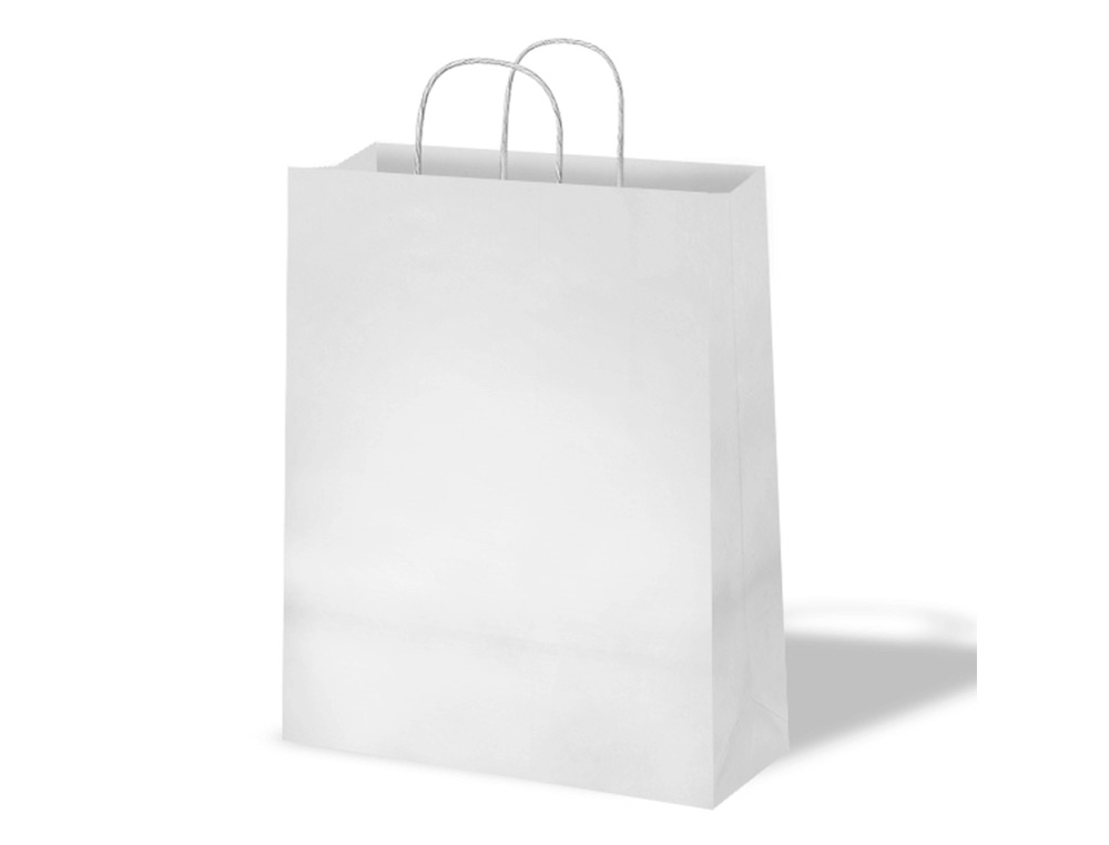SACO DE PAPEL BASIKA CELULOSE BRANCA ASA RETORCIDA FORMATO 