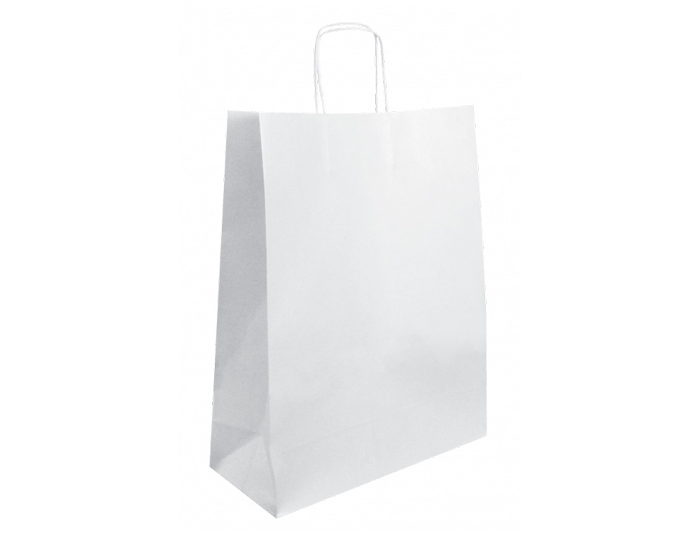 SACO DE PAPEL BASIKA CELULOSE BRANCA ASA RETORCIDA FORMATO 