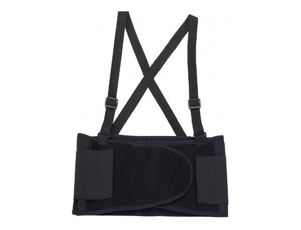 CINTO LOMBAR FARU ELASTICO COM ALCAS TAMANHO XL COR PRETO