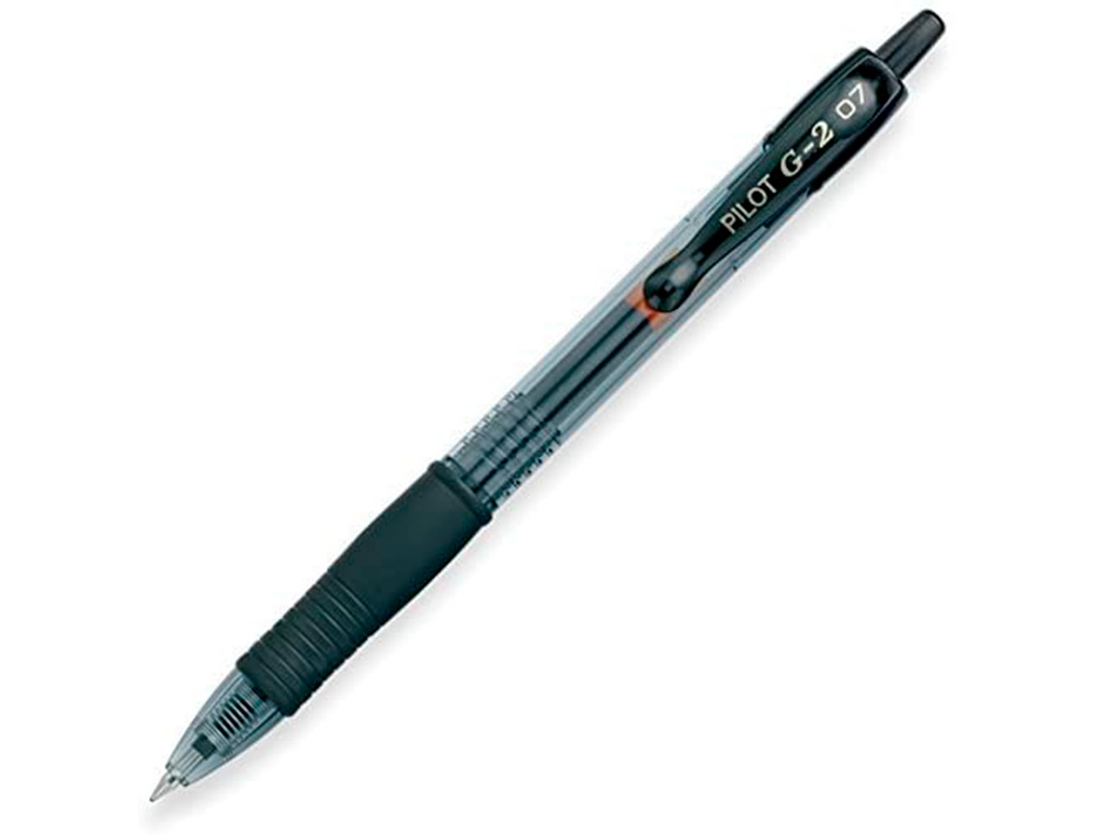 ESFEROGRAFICA PILOT G-2 PRETO TINTA GEL RETRATIL APOIO EM BORRACHA EM BLISTER