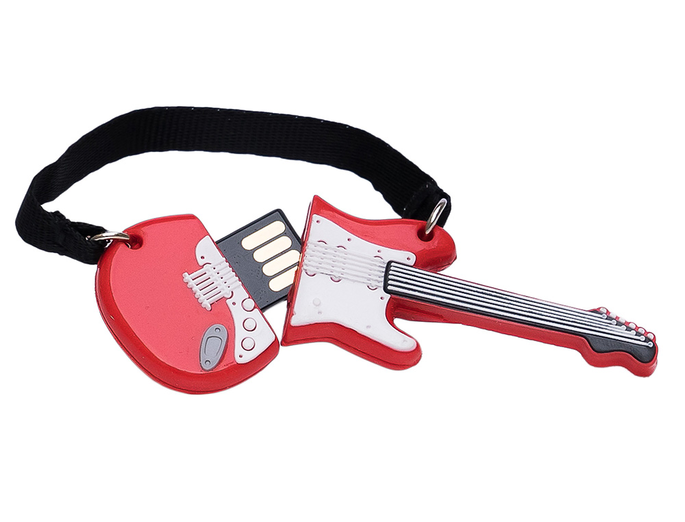 PEN DRIVE USB TECH ONE TECH GUITARRA VERMELHA ONE 32 GB